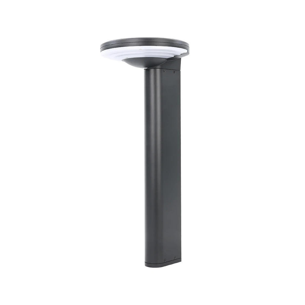 Dal dwr Die Castio Alwminiwm Solar Led Bolard