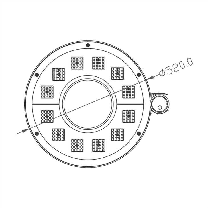 100W Led Garden Light